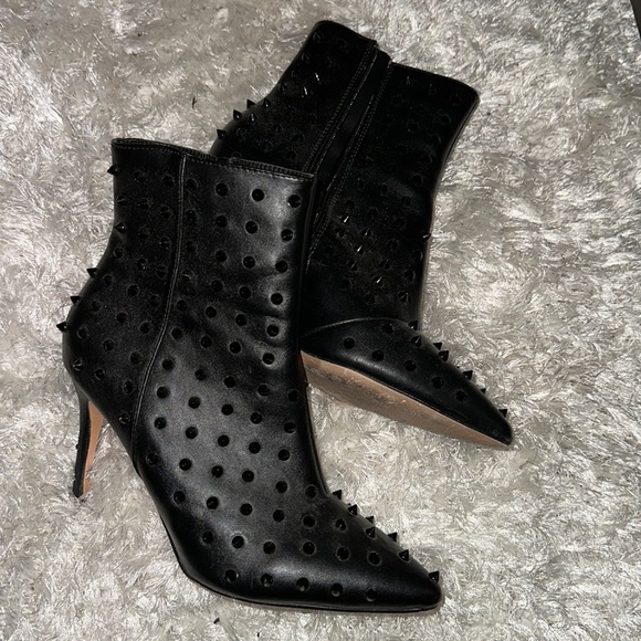 Catherine Malandrino Shoes - Studded Black Booties